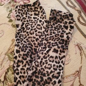 Animal print girl's pants